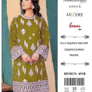 maria.b lawn 3pc embroided